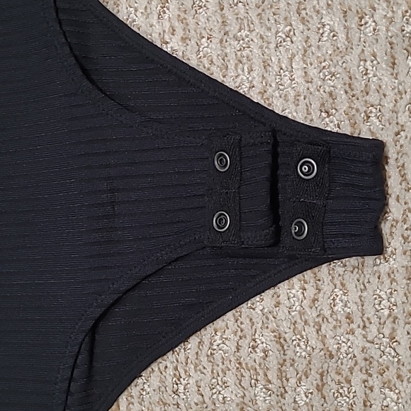 NWT Vuori Women's Bleeker Bodysuit Black Size: L Large - Picture 12 of 12